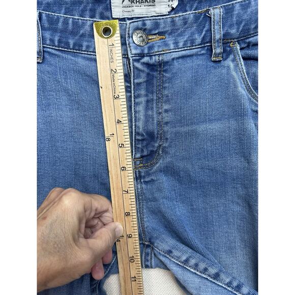 Mountain Khakis Women's Classic Fit Jeans Light Wash 14P Organic Cotton Soft - Picture 6 of 13